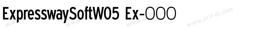 ExpresswaySoftW05 Ex字体转换